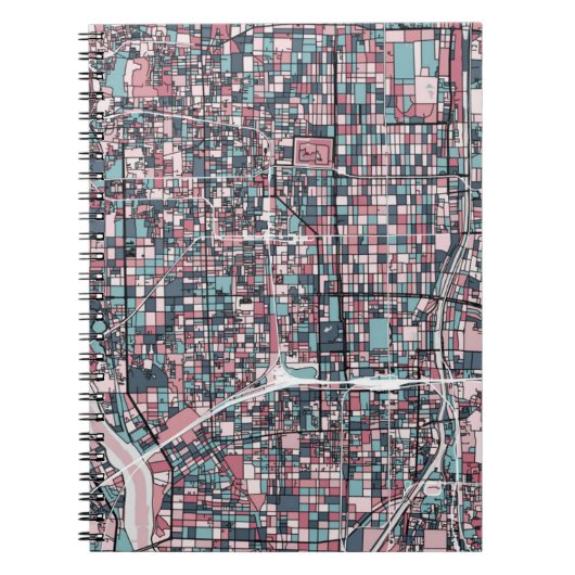 京都日本の地図 ノートブック (正面)