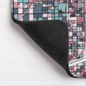 京都日本の地図 マウスパッド (コーナー)