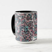 京都日本の地図 マグカップ (正面左)