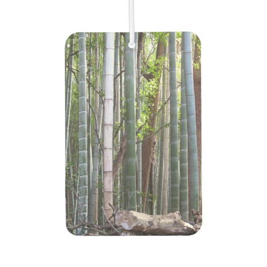 京都日本の嵯峨野の竹林 カーエアーフレッシュナー (正面)