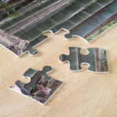 京都日本の嵯峨野の竹林 ジグソーパズル (側面)