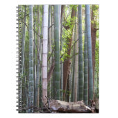 京都日本の嵯峨野の竹林 ノートブック (正面)