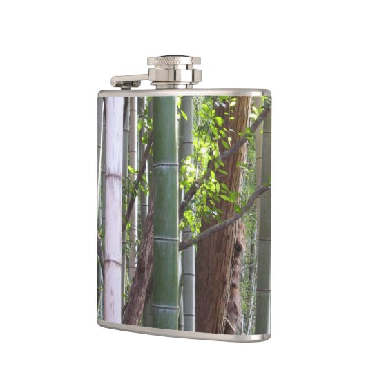京都日本の嵯峨野の竹林 フラスク (左)