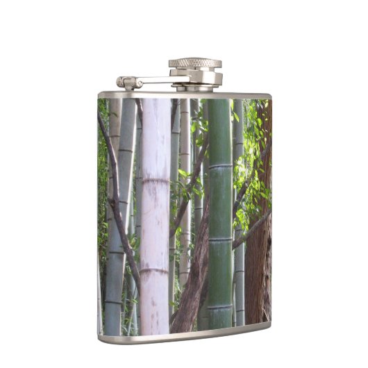京都日本の嵯峨野の竹林 フラスク (右)