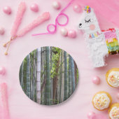 京都日本の嵯峨野の竹林 ペーパープレート (パーティー)