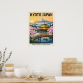 京都日本旅行ポスター | アジアの壁掛けアート ポスター (キッチン)