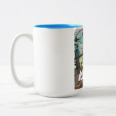 京都日本旅行ポスター ツートーンマグカップ (左)