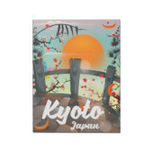 京都日本旅行ポスター ノートパッド (回転)