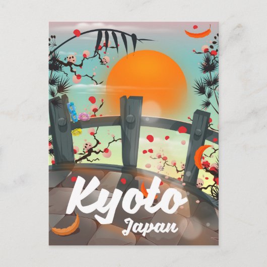 京都日本旅行ポスター ポストカード (正面)
