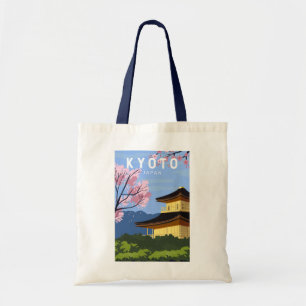 京都日本旅行ヴィンテージ芸術 トートバッグ