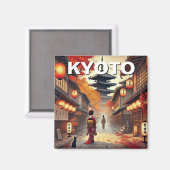 京都日本旅行八坂神社秋 マグネット (正面/裏面)