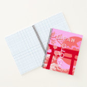 京都日本旅行芸術ピンクレトロ旅行芸術 ノートブック (内部)