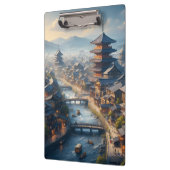 京都日本景観旅行ヴィンテージ クリップボード (左)