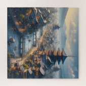 京都日本景観旅行ヴィンテージ ジグソーパズル (横)