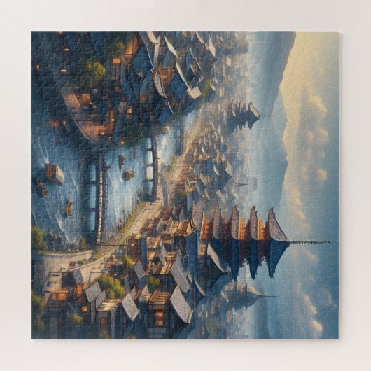 京都日本景観旅行ヴィンテージ ジグソーパズル (横)