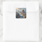 京都日本景観旅行ヴィンテージ スクエアシール (バッグ)