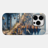 京都日本景観旅行ヴィンテージ Case-Mate iPhoneケース (裏面 (横))