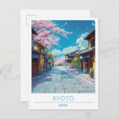 京都日本美術ヴィンテージ旅行 ポストカード (正面/裏面)