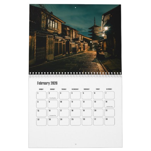 京都暦 カレンダー (2月 2026)