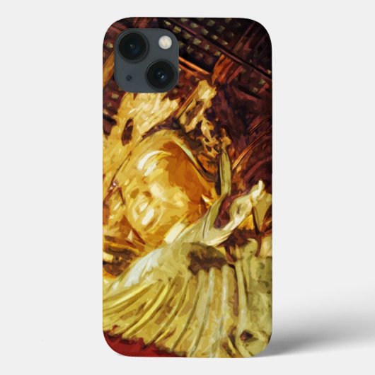 京都金ゴールド大像抽象芸術 Case-Mate iPhoneケース (裏面)