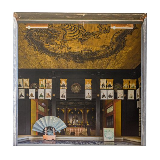 京都金地院内 タイル (正面)