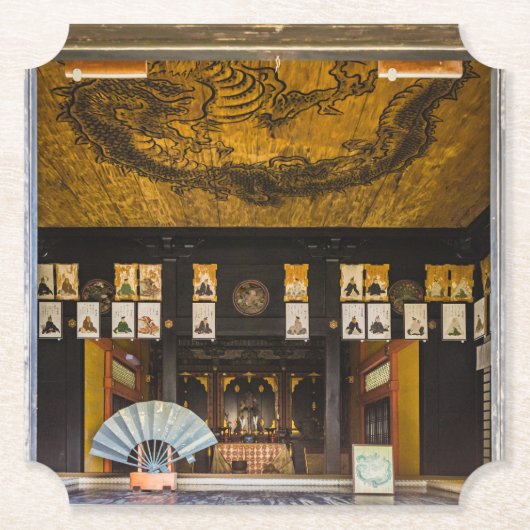 京都金地院内 ペーパーコースター (正面)