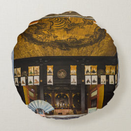 京都金地院内 ラウンドクッション