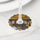 京都金地院内 ワイングラスタグ (クローズアップ)