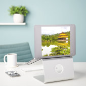 京都金閣寺 シール (デスク上のノートパソコン)