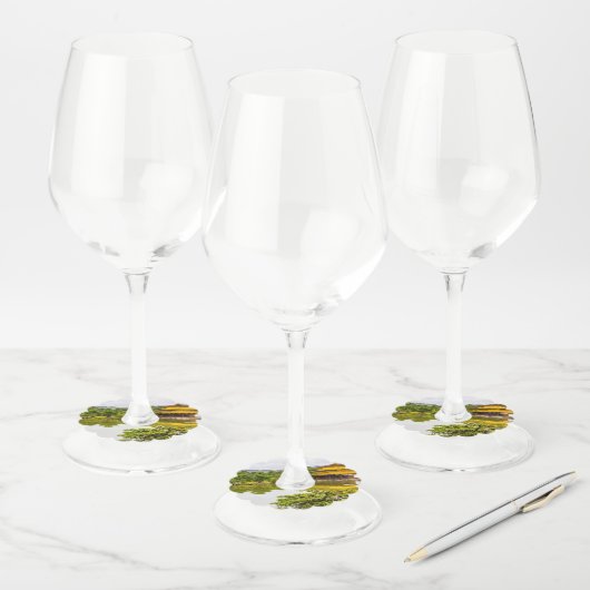 京都金閣寺 ワイングラスタグ (セット)