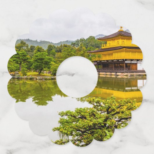 京都金閣寺 ワイングラスタグ (裏面)