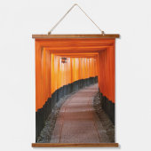 京都鳥居日本の門の壁 吊り下げ型タペストリー (正面)