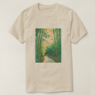 京都 嵐山 竹林散歩 Tシャツ