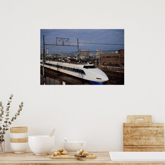 京都,新幹線 ポスター (キッチン)