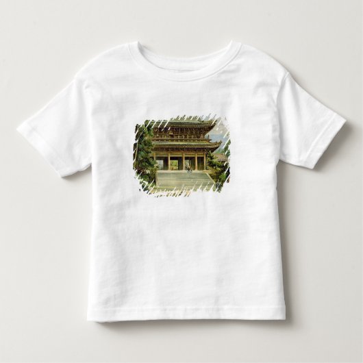 京都、日本の仏教寺院 トドラーTシャツ (正面)