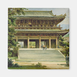 京都、日本の仏教寺院 マグネット