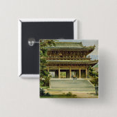 京都、日本の仏教寺院 缶バッジ (正面&裏面)