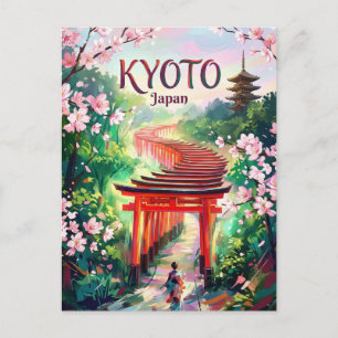 京都、日本 ポストカード