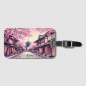 京都 日本 桜の風景 ラゲッジタグ (正面横)