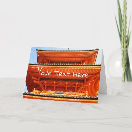 京都·清水寺 カード (正面)