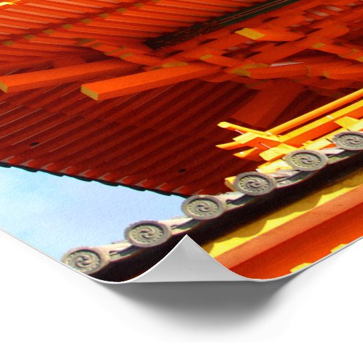 京都・清水寺 ポスター (角)