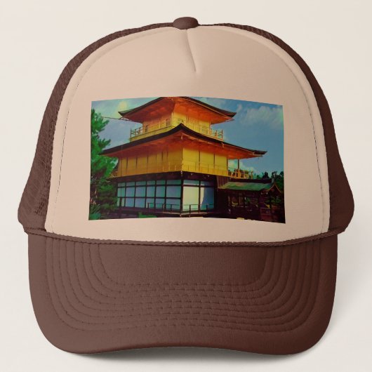 京都 – KINKAU – ゴールデンパビリオン キャップ (正面)
