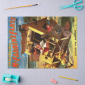 人々おもしろいチキンキャットピッグデカップー 薄葉紙 (クラフト)