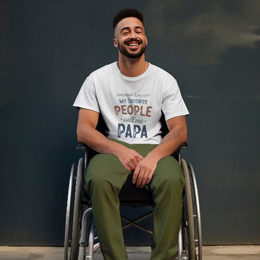 人々お気に入りのは私をパパと呼んパーソナライズされただ Tシャツ