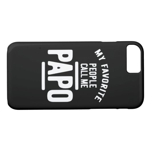 人々お気に入りのは私をパポと呼ぶ |父の贈り物 Case-Mate iPhoneケース (裏面(横))