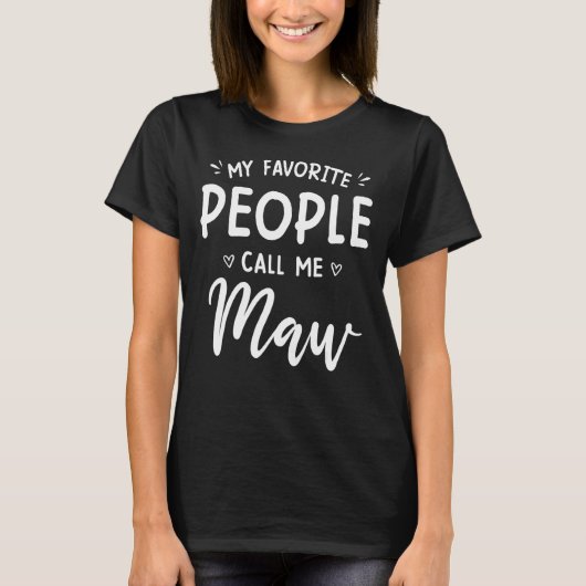 人々お気に入りのは私をモーシャツマザーズと呼んおもしろいだ Tシャツ (正面)