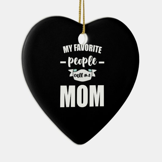 人々お気に入りのは私を母と呼んおもしろいだ セラミックオーナメント (右)