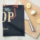 人々お気に入りのは私を父ポップ・アートの日カスタム キッチンタオル (四つ折り)