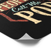 人々お気に入りのは私を父ポップ・アートの日カスタム ポスター (角)