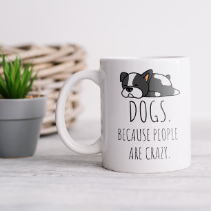 人々がコーヒーマグで熱狂するあるから犬 コーヒーマグカップ